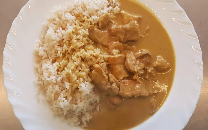 Curry mit Reis