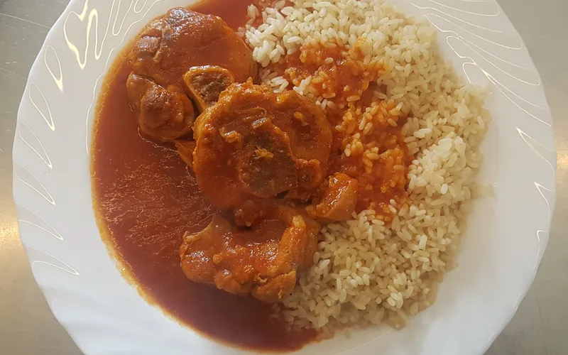 Ossobuco mit Reis