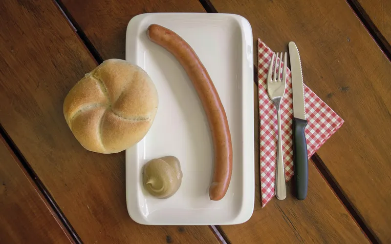 Meraner mit Brot